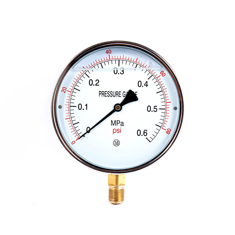 YN-sarja 100% kupariyhteys maanjäristyksen kestävä (seisminen) painemittari YN-sarja 100% kupariyhteys maanjäristyksen kestävä (seisminen) painemittari