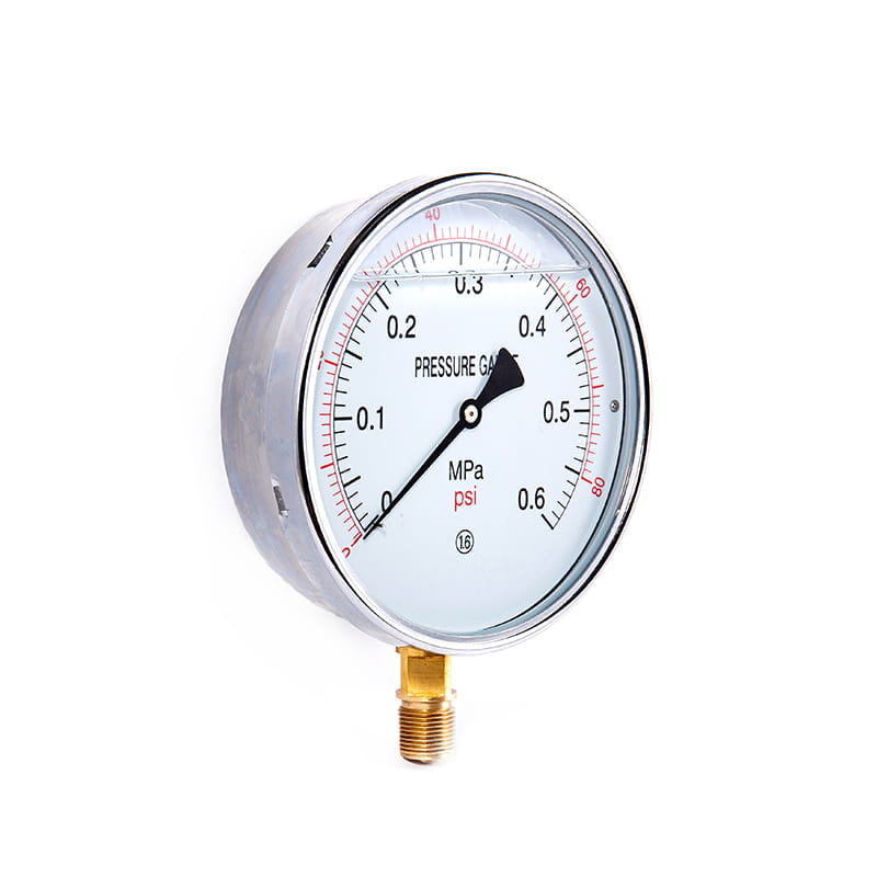 YN-sarja 100% kupariyhteys maanjäristyksen kestävä (seisminen) painemittari YN-sarja 100% kupariyhteys maanjäristyksen kestävä (seisminen) painemittari