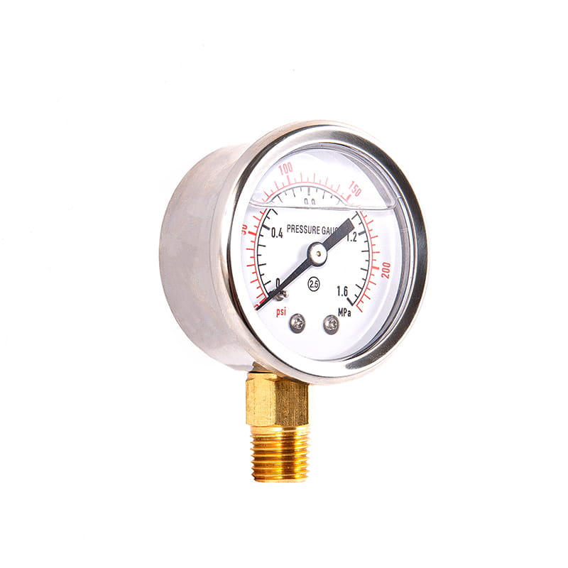 YN-sarja 100% kupariyhteys maanjäristyksen kestävä (seisminen) painemittari YN-sarja 100% kupariyhteys maanjäristyksen kestävä (seisminen) painemittari