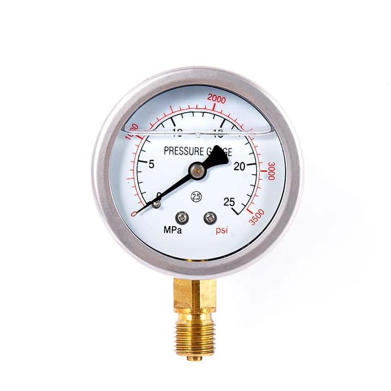 YN-sarja 100% kupariyhteys maanjäristyksen kestävä (seisminen) painemittari YN-sarja 100% kupariyhteys maanjäristyksen kestävä (seisminen) painemittari