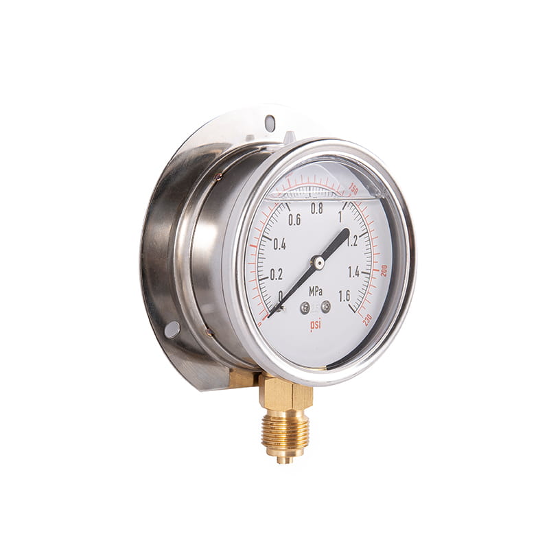 YN-sarja 100% kupariyhteys maanjäristyksen kestävä (seisminen) painemittari YN-sarja 100% kupariyhteys maanjäristyksen kestävä (seisminen) painemittari