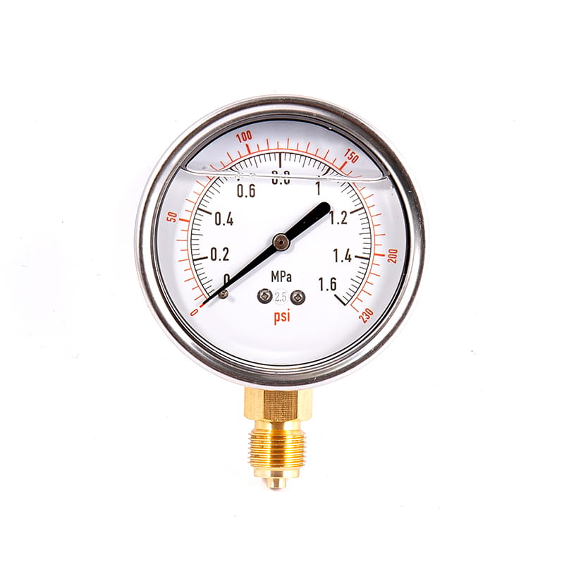 YN-sarja 100% kupariyhteys maanjäristyksen kestävä (seisminen) painemittari YN-sarja 100% kupariyhteys maanjäristyksen kestävä (seisminen) painemittari