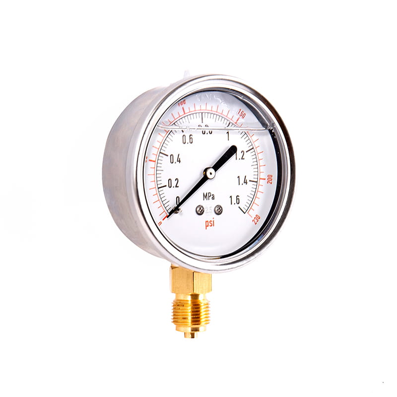 YN-sarja 100% kupariyhteys maanjäristyksen kestävä (seisminen) painemittari YN-sarja 100% kupariyhteys maanjäristyksen kestävä (seisminen) painemittari