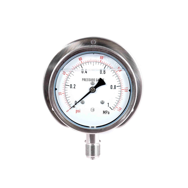 YN-sarja 100% kupariyhteys maanjäristyksen kestävä (seisminen) painemittari YN-sarja 100% kupariyhteys maanjäristyksen kestävä (seisminen) painemittari