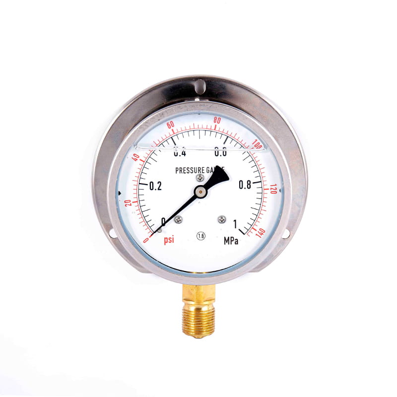 YN-sarja 100% kupariyhteys maanjäristyksen kestävä (seisminen) painemittari YN-sarja 100% kupariyhteys maanjäristyksen kestävä (seisminen) painemittari