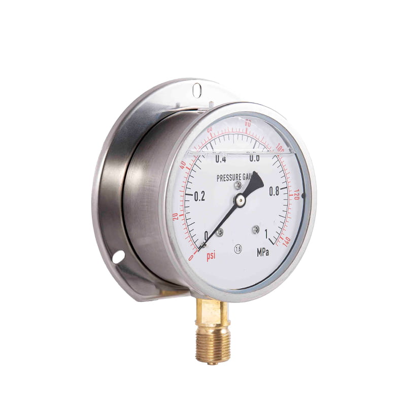 YN-sarja 100% kupariyhteys maanjäristyksen kestävä (seisminen) painemittari YN-sarja 100% kupariyhteys maanjäristyksen kestävä (seisminen) painemittari