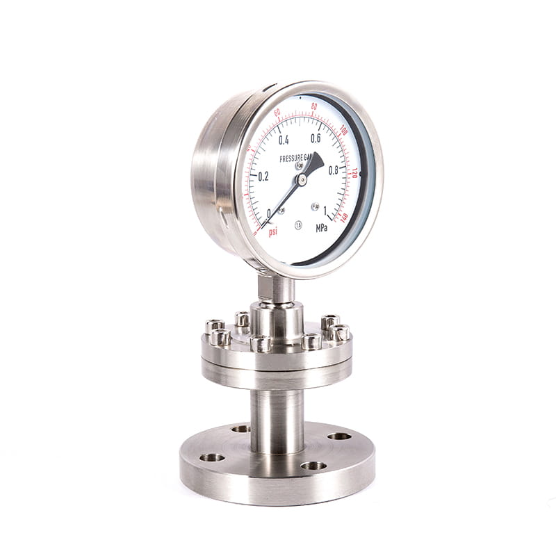 Y-M-sarja Ruostumattomasta teräksestä valmistettu terveys steriili kalvopainemittarit Y-M-sarja Ruostumattomasta teräksestä valmistettu terveys steriili kalvopainemittarit